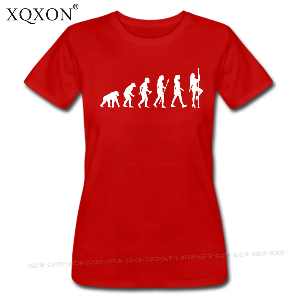 XQXON летняя новая Хлопковая женская футболка с коротким рукавом женская футболка для танцев на шесте W124 - Цвет: Red