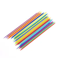 30PCS Colorful Plastic Baby Children Educational Traditional Mikado Spiel Pick Up Sticks With Box Game Kids Gifts 1