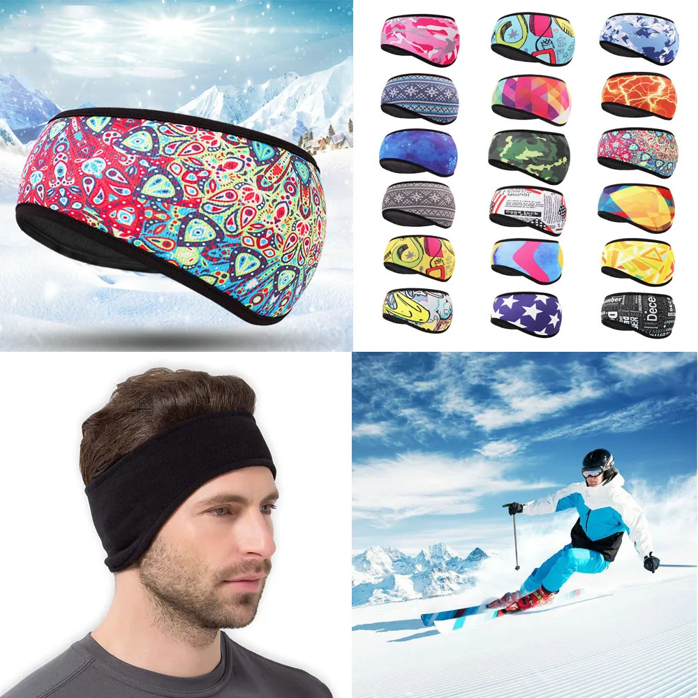 

Hot Sale Unisex Winter Warm Polar Fleece Earmuffs Hat Sports Running Cycling Ski Fleece Ear Protect Headband Comfortable Soft