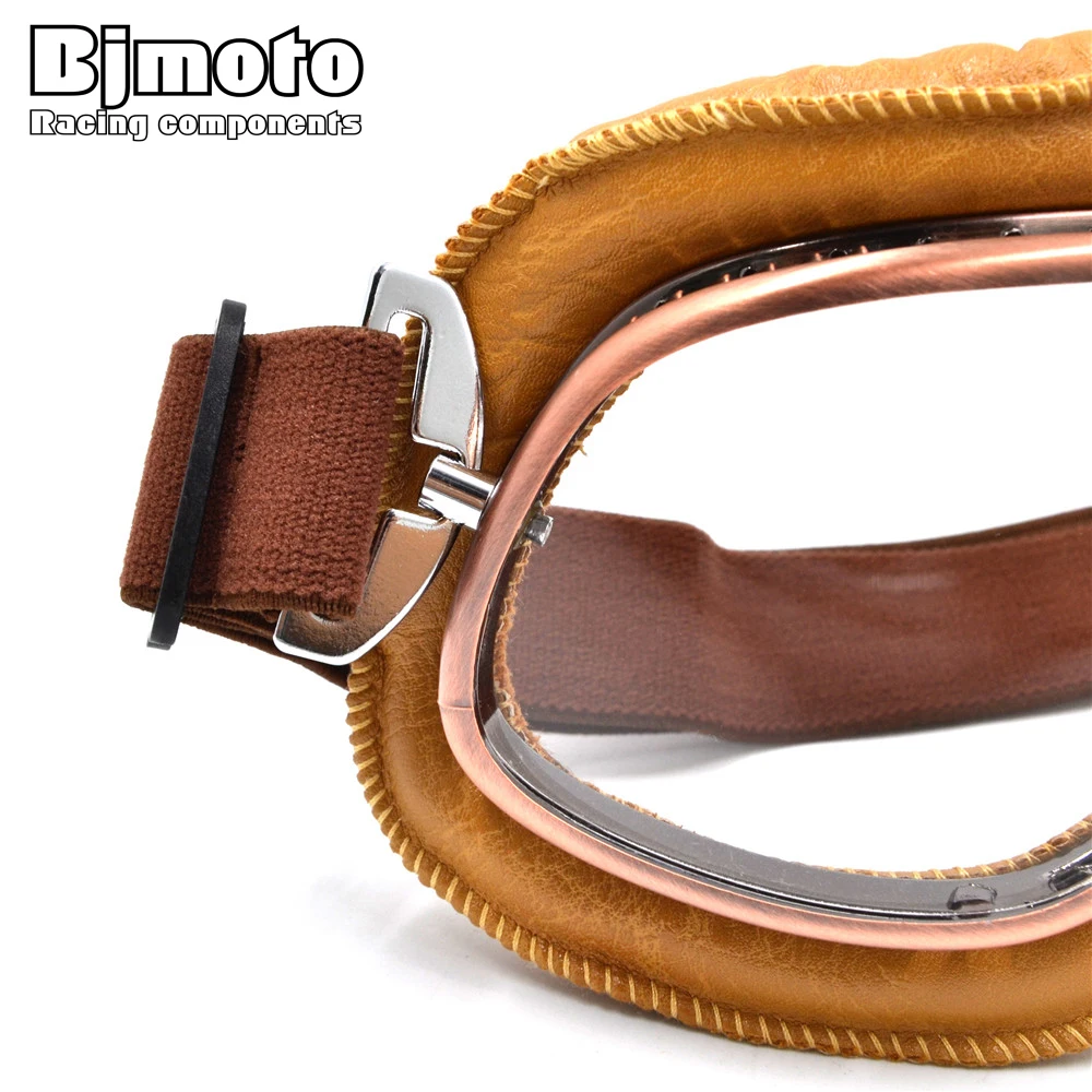 Винтажные мотоциклетные очки Bjmoto летающий скутер шлем Круизер Мотокросс Ретро