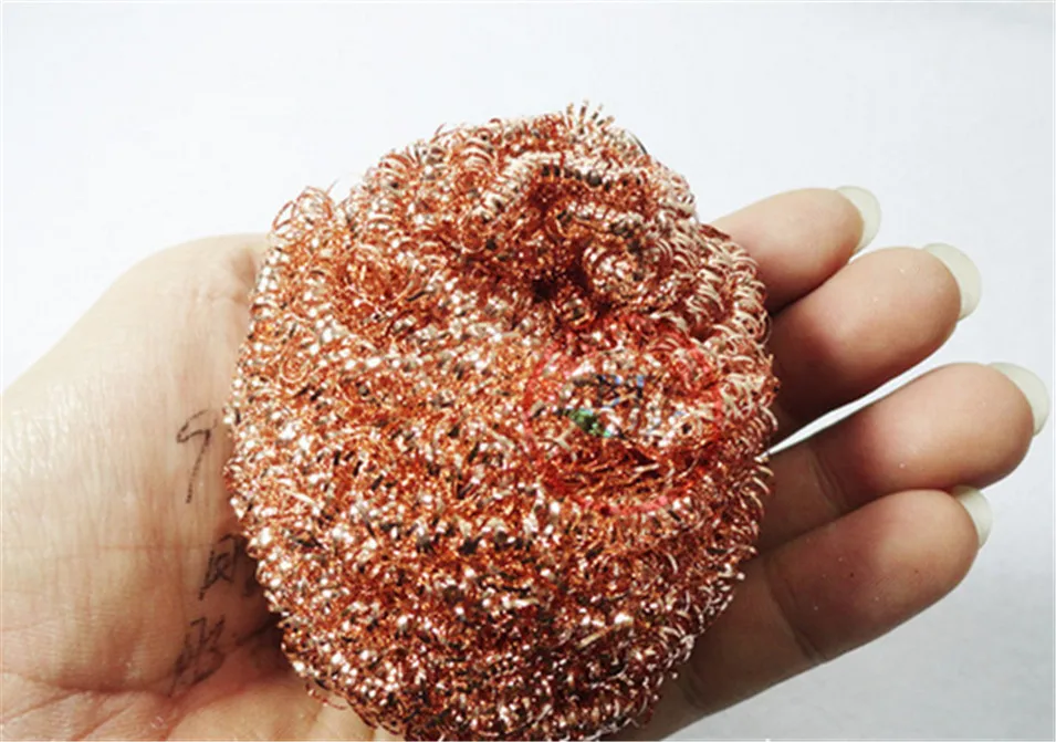 2017 New 1pcs/lot Copper wire ball Iron head cleaning Pure brass ball iron head remove tin