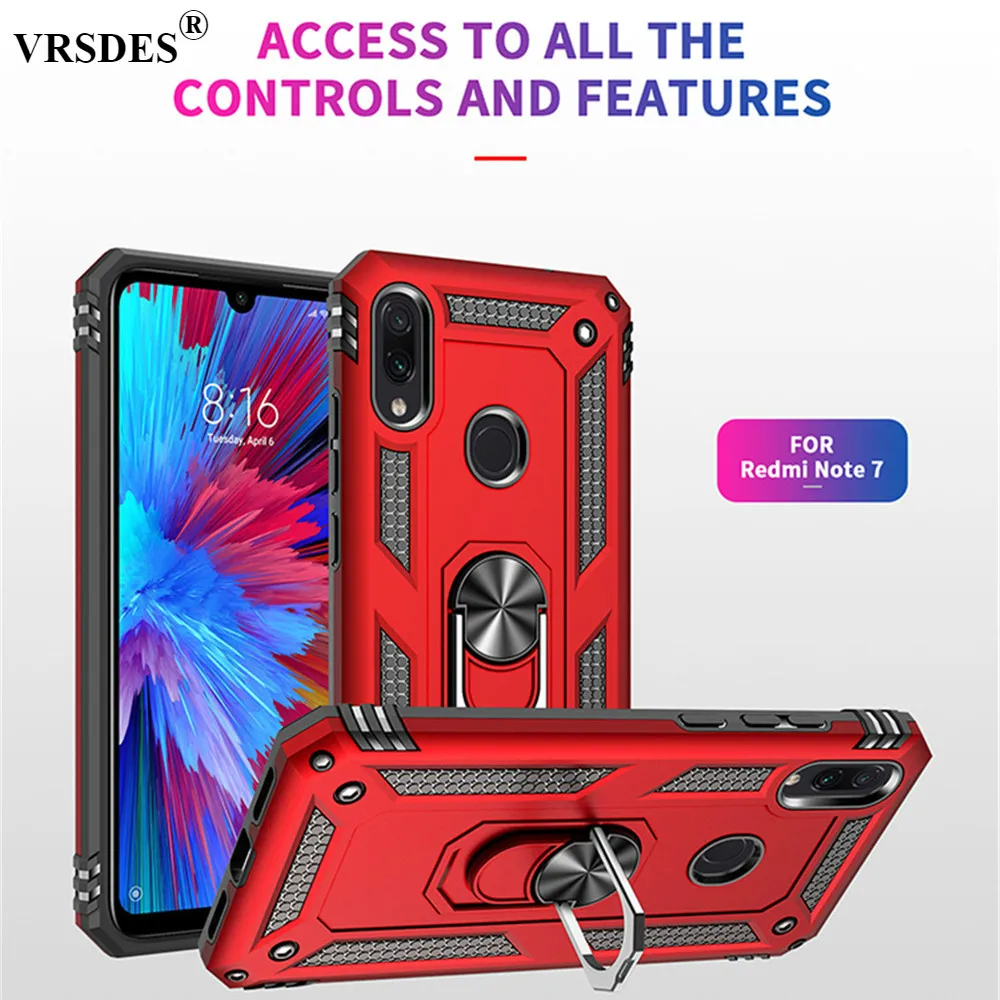 

For Xiaomi Redmi Note 7 Case Redmi Note 7 Pro Silicone Armor Shockproof Cover Phone Cases Luxury Xiomi Redmi Note7 Case Fundas