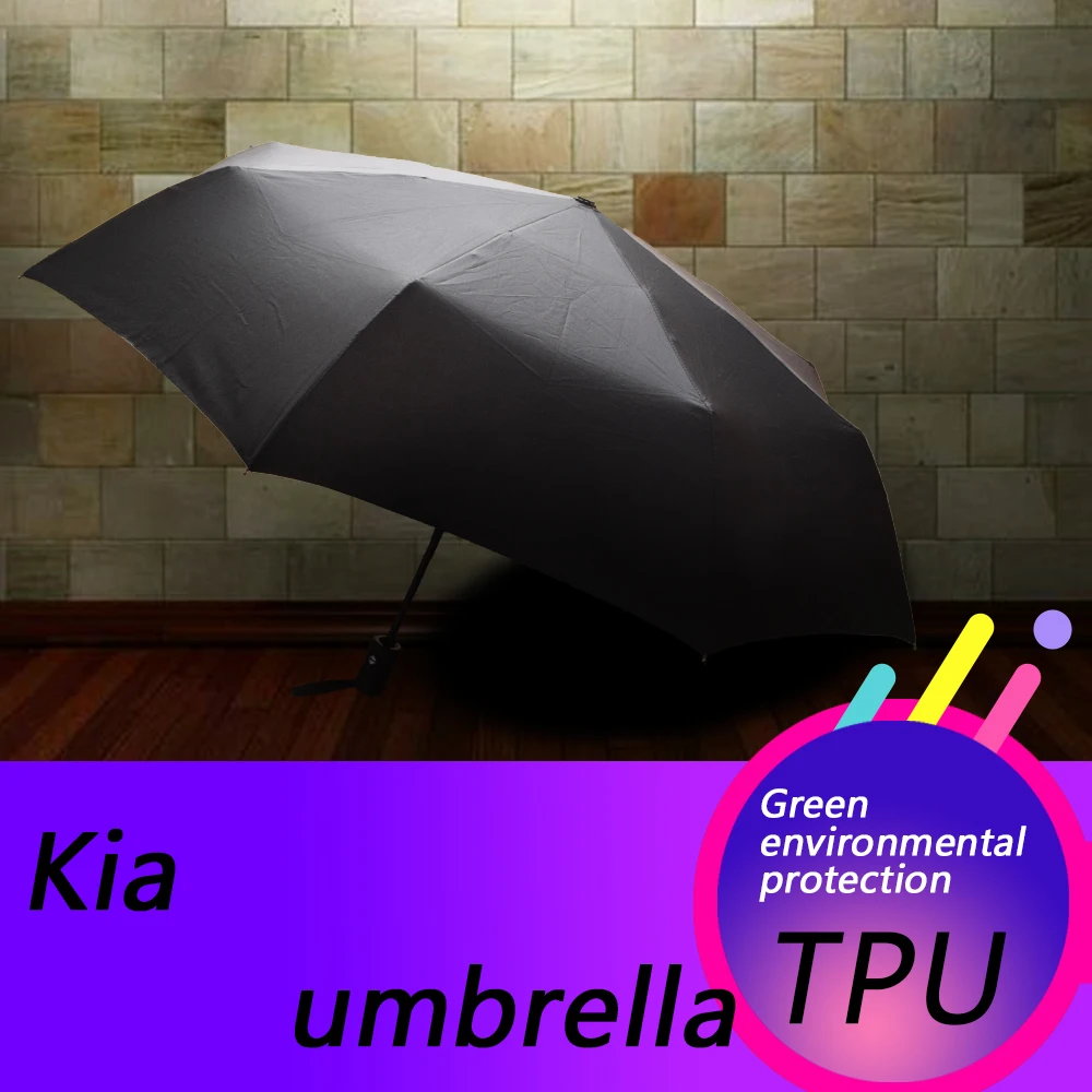 

Automatic Folding Umbrella Rain Sunshade Logo Umbrella Quality Windproof For KIA Ceed Rio 3 4 Sportage R Soul Cerato Sephia
