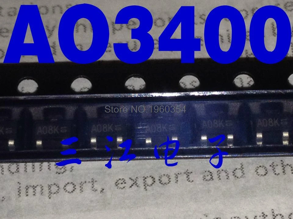 AO3400 A08K AO8K SMD FET transistor SOT 23 (50pcs / lot)transistor