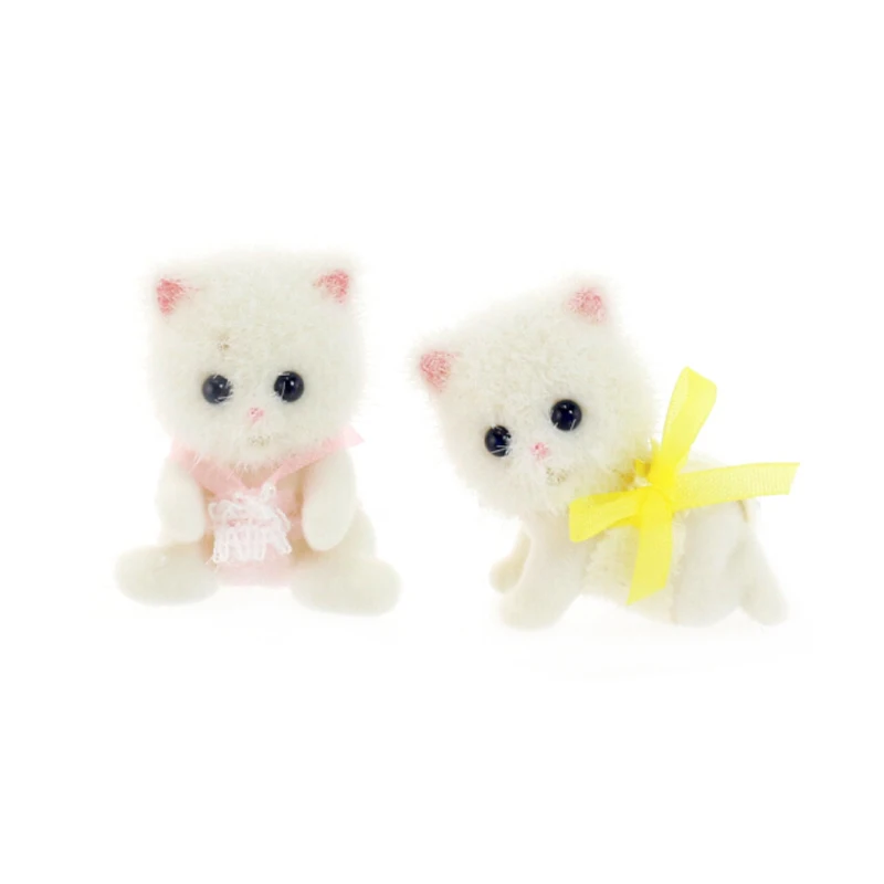 Sylvanian Family кукольный домик пушистые Детские кукольные аксессуары шелковые кошки