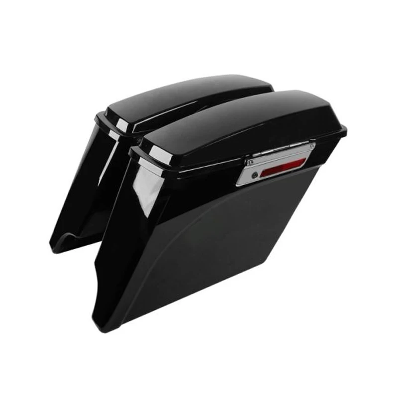 RUOCH Motorcycle Saddlebag Extended Side Bags for Harley Touring Road King Road Glide Electra Street Glide 1993-2013 1998 2002  (3)