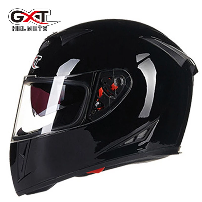 GXT мотоциклетный шлем Casco Moto Double Viso Moto шлемы полное лицо для верховой езды мотокросс шлем Capacete Motociclista для мужчин - Цвет: A10