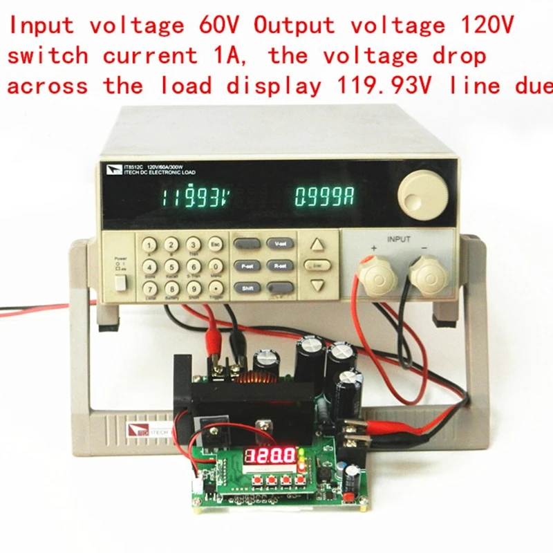 B900W DC повышающий модуль цифрового управления повышающий постоянный преобразователь напряжения и тока 649E