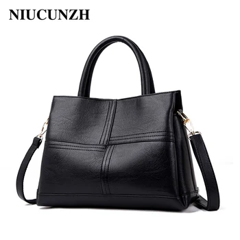 

NIUCUNZH Fashion Women's Handbag High Quality Zipper/Hasp Shoulder Bag Female Top Grade Ladies PU Leather Casual Handbags 2612-1