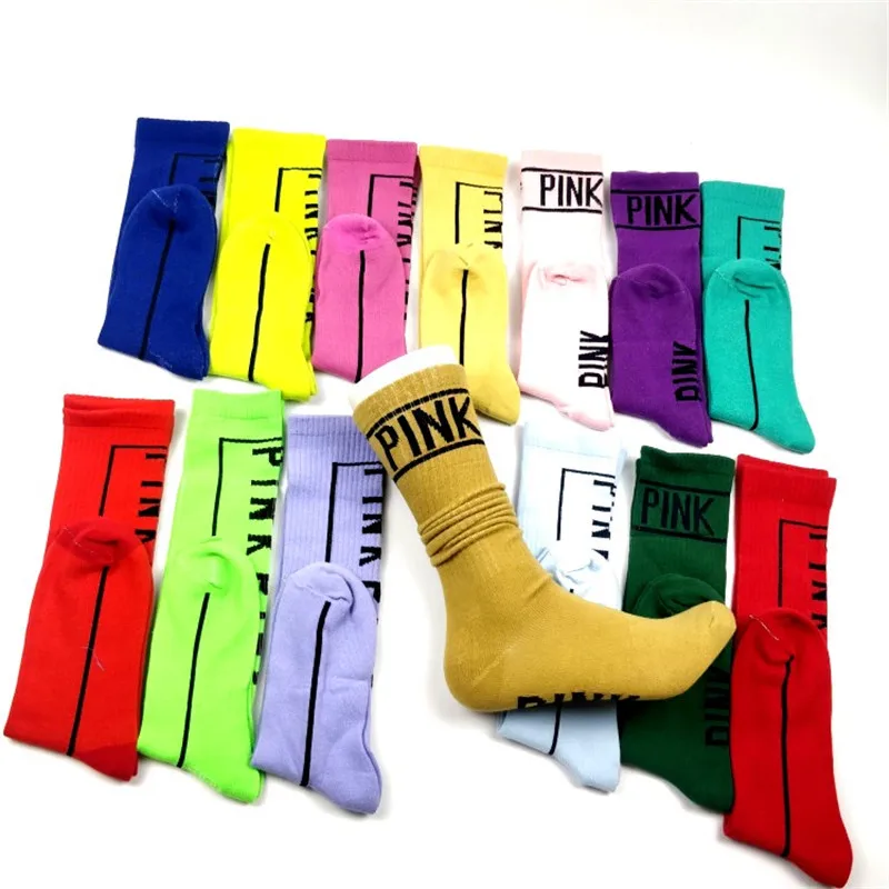 

ALY Damei 3 pairs of happy pink sports Christmas stockings, gin, chocolate, red wine, if you can see this pink stocking