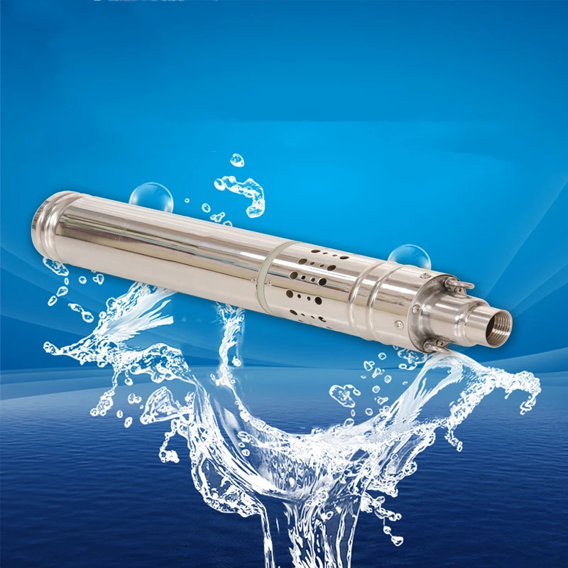 

24v dc brushless stainless steel screw solar water pumping machine for deep well submersible pump price S242T-40