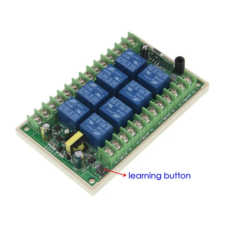 3000 м широкий диапазон высокой мощности 10 А реле переменного тока 220 В 8 CH 8 CH Беспроводной RF пульт дистанционного управления переключатель передатчик и приемник, 315/433 МГц