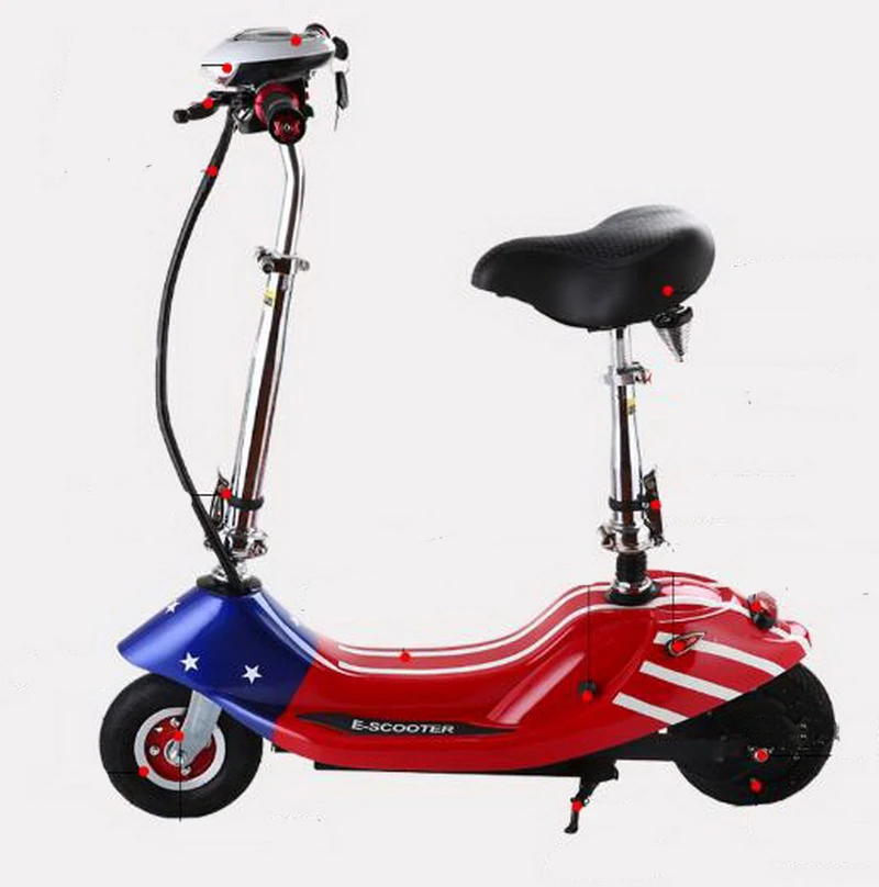 Flash Deal 261026/Electric bicycle / electric scooter / adult student portable two rounds/Scrub pedal/Ladies mini folding electric car / 11