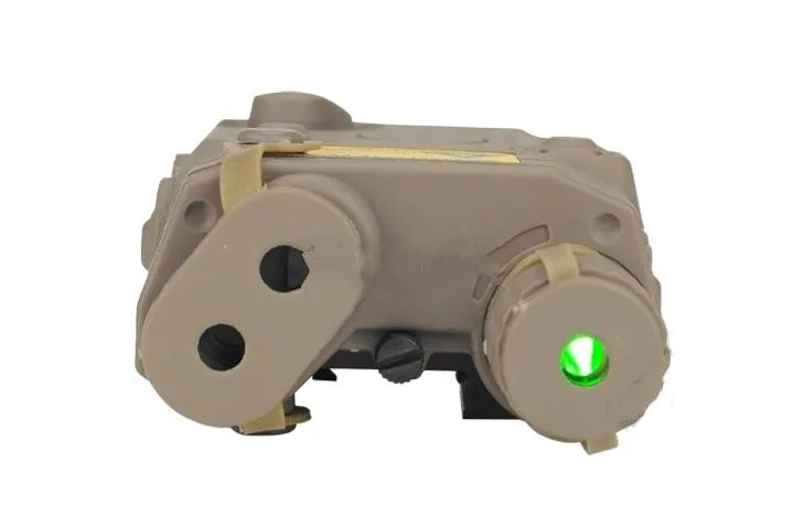 Tactical PEQ 15 Battery Case battery box + green laser black DE FG (3)