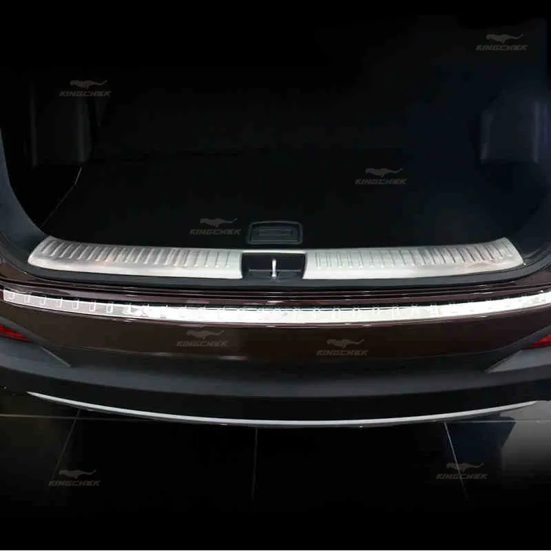 Stainless Steel Rear Bumper Guard Protector Footplate Door Sill Plate for KIA Sorento 2015 2016