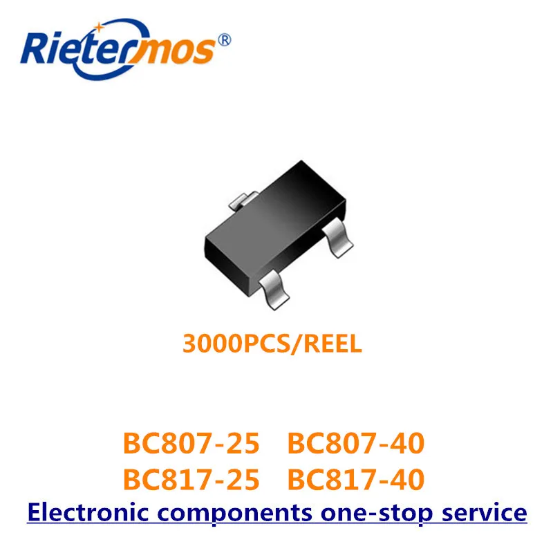 

3000PCS SOT23 BC807-25 BC807-40 BC817-25 BC817-40 BC807 bc817сделано в Китае