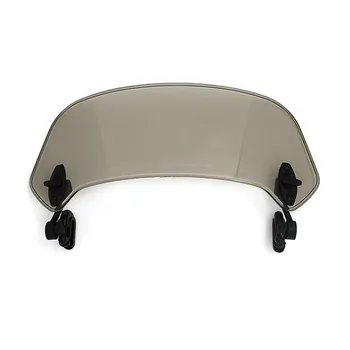 

Motorcycle Adjustable Clip On Windshield Windscreen Extension Wind Deflector for Honda Suzuki BMW yamaha Victory Triumph DUCATI