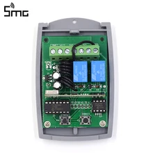 433 МГц беспроводной пульт дистанционного управления 2CH релейный приемник для DEA BENINCA DOORHAN SEAV FAAC MARANTEC V2 контроллер