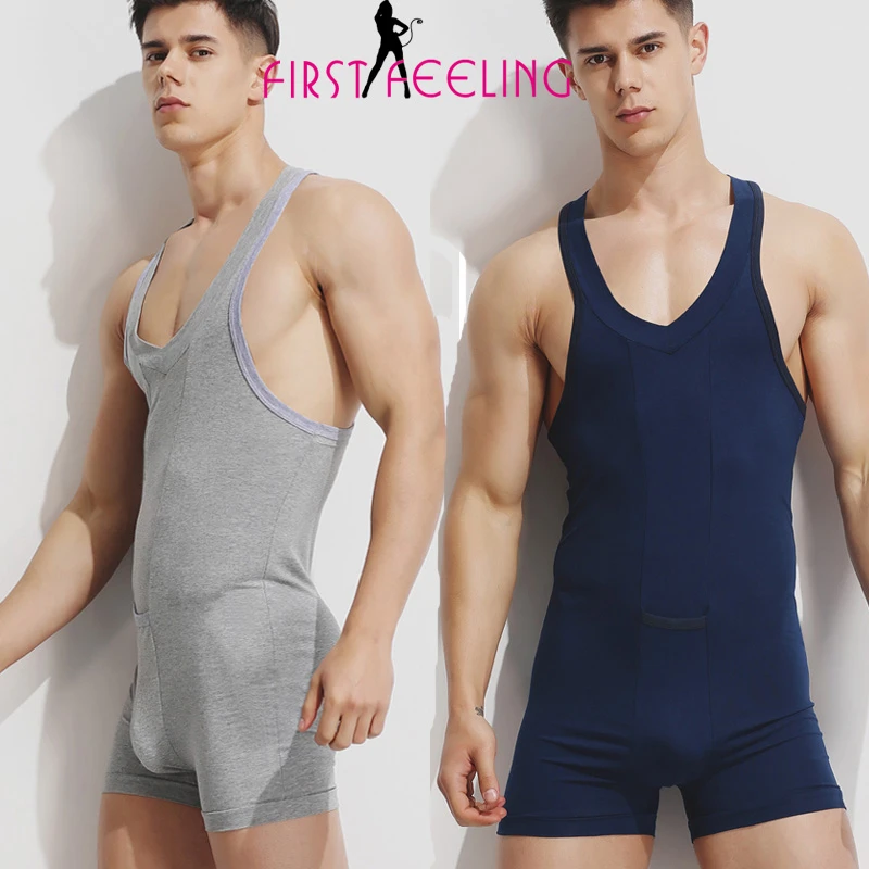 Ropa interior de moda hombre, ropa de algodón puro, ropa interior Flexible, ropa interior, ropa de dormir|singlet wrestling|wrestling wrestlingwrestling singlet - AliExpress