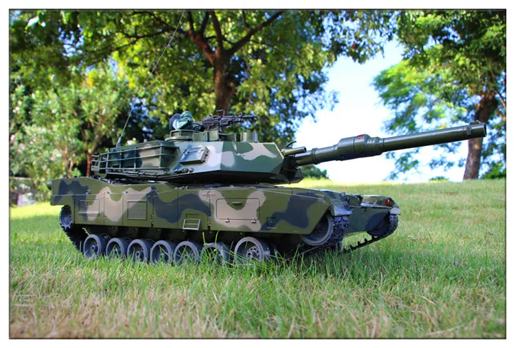 1:10 масштаб США M1A2 Танк дистанционного управления rc Танк страйкбол 7 каналов модельные танки большой размер: 83*30*25 см