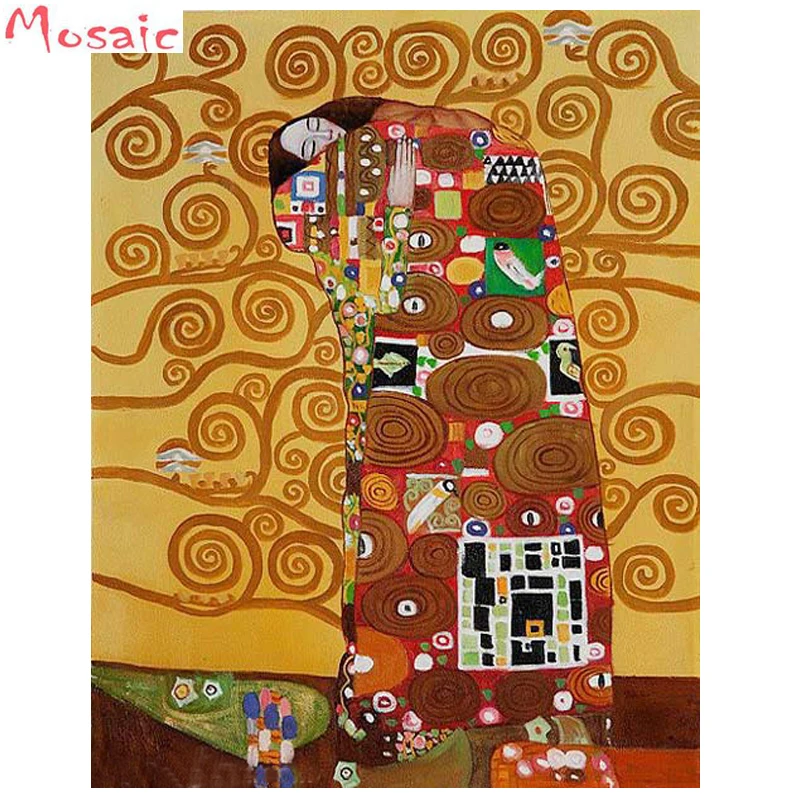 

square/round Diamond Embroidery Gustav-Klimt-Painting Full Drill 5D DIY Diamond Painting Picture Of Rhinestone Decor Home