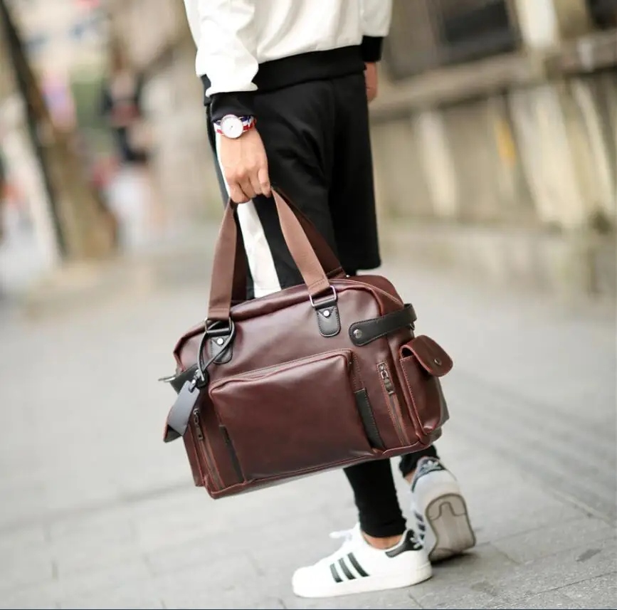 الكورية جديد الاتجاه الرجعية الرجال عالية الجودة ملف الكمبيوتر حمل عارضة الكتف Crossbody حقيبة حقائب مكتبية