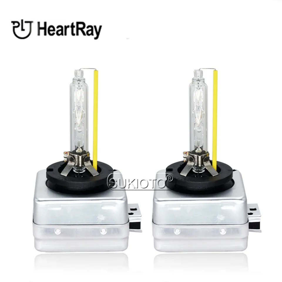 SUKIOTO 2PCS Xenon H1 D1S Heartray D2S H7 D2H H11 hid xenon Projector Lens bulb 4500K 5500K 6500K for BMW AUDI BENZ HONDA SEAT (2)