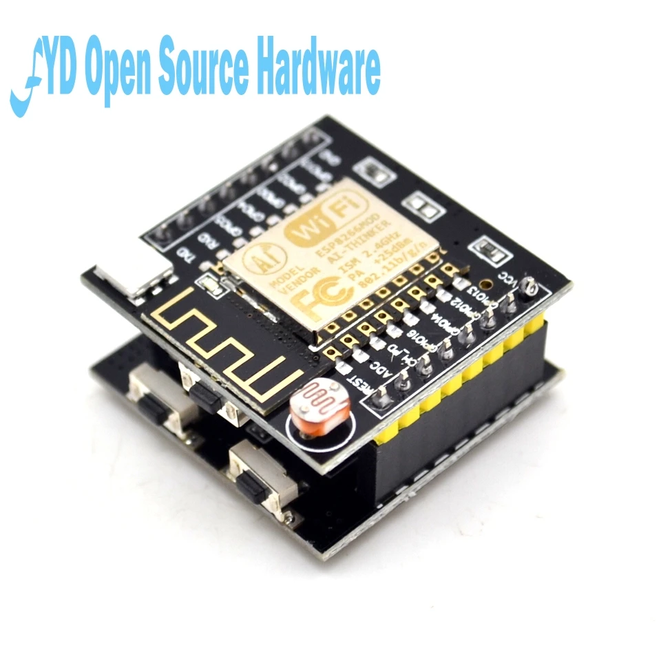 1pcs ESP8266 Serial WIFI Witty Cloud Development Board ESP-12F MINI Nodemcu CH340 Micro USB Module