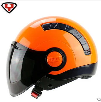 

Hot selling YOHE MINI Motorcycle Helmet lens Summer Half Face off road Motorcycle helmet motorbike Electric bicycle helmets ABS