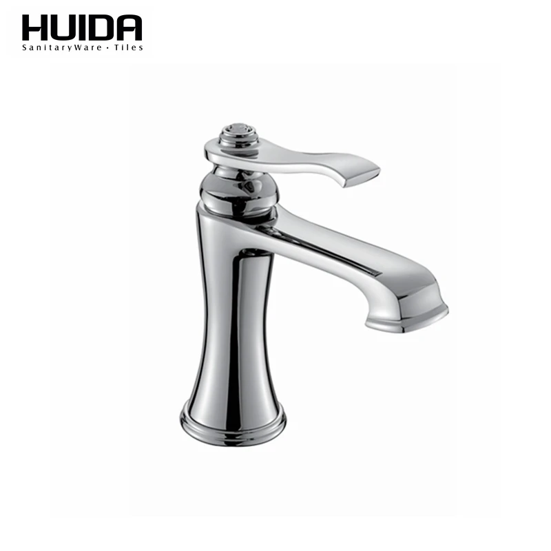 

HUIDA basin faucet bathroom contemporary single hole single handle deck mounted wash basin mixer taps HDN1101M