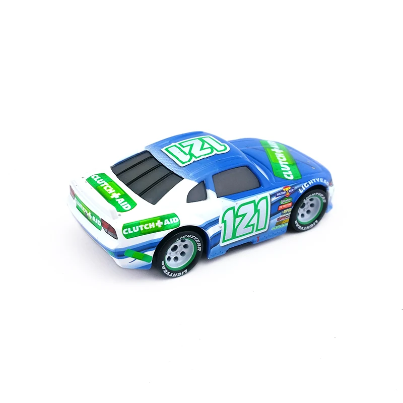 Disney Pixar Cars 3 No.121 Dino Draftsky Racer Metal Diecast Toy Car 1:55 Loose Brand New в наличии и бесплатная