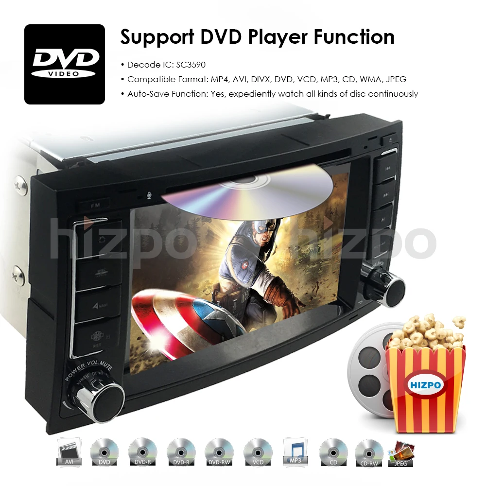 Flash Deal Android9.0 2Din 7InchCar DVD Player For VW/Volkswagen/Touareg/Transporter T5 2GRAM 4GWIFI GPS Navigation Radio FM DVR BT OBD DAB 4
