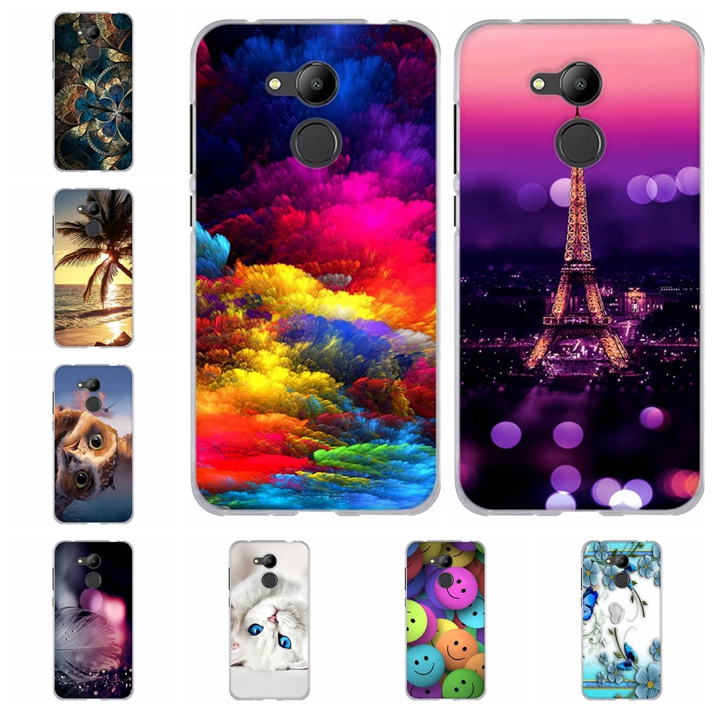 

for Huawei Honor 6C Pro AL10 Luxury Painted Colorful Pattern Phone Cover for Huawei Honor 6C Pro Case 5.2" Silicone Cases