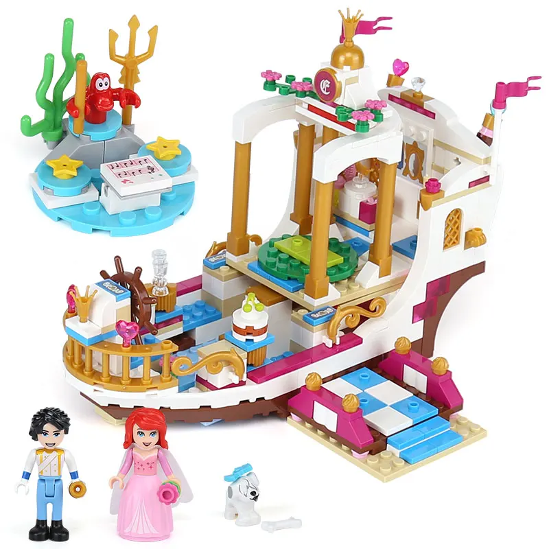 

Lepin 25013 New Toys 425Pcs The 41153 Royal Celebration Boat Sets Building Blocks Bricks LegoINGly Funny Toys For Kids Gifts