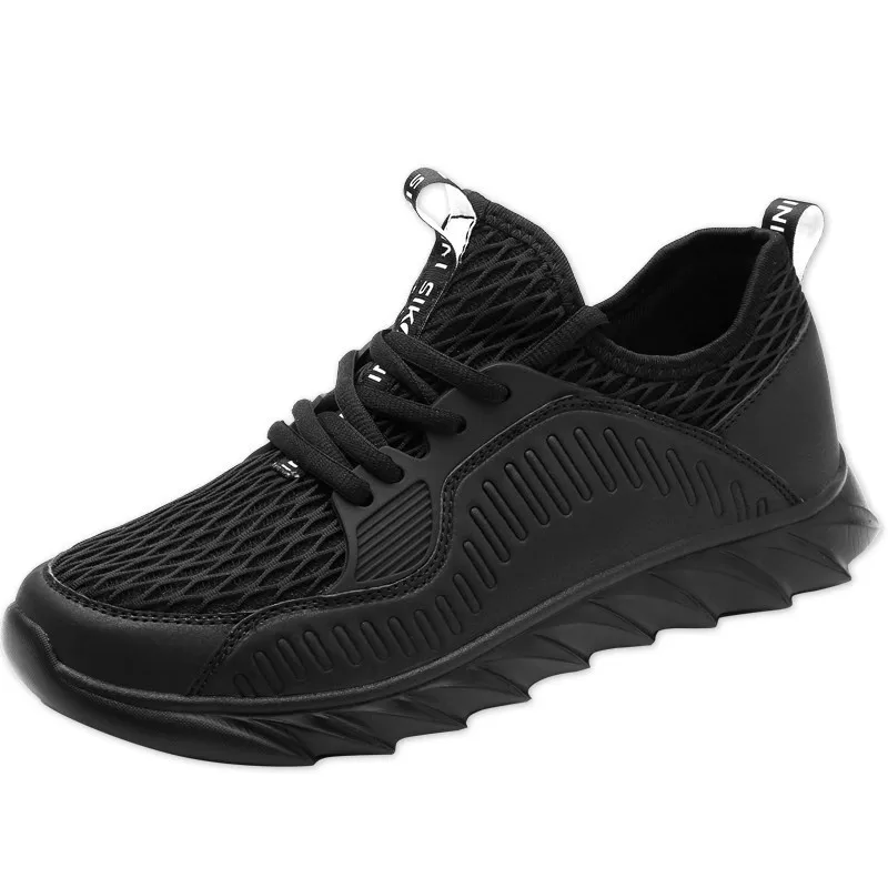 

KERZER Men Running Shoes 2017 Training Sneakers Black/Grey Sport Shoes Mesh Running Trainers Breathable Walking Jogging Shoes
