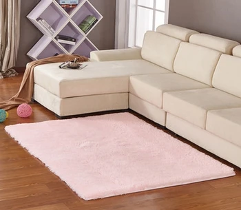 

Living Room Carpet 3cm Thick Carpet Simple Modern Bedroom Carpets Solid Color Sweet Carpet