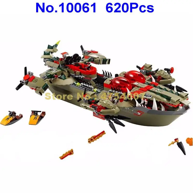 

10061 620pcs cragger command ship bela 70006 building block 6 figures Toy