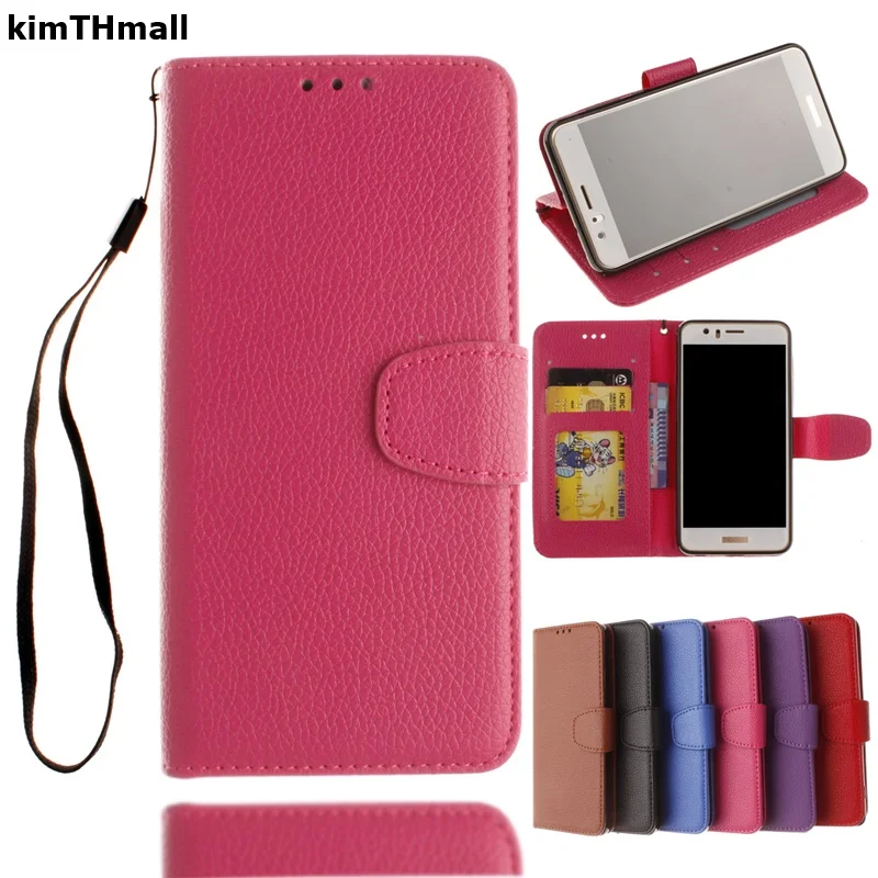 Case For Huawei Honor 8 fundas Leather Stand Flip Cover coque For Huawei Honor 8 case Card Slot Soft Wallet phone case kimTHmall