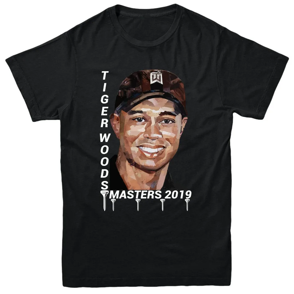 Футболка с надписью Tigers Woods Master'S футболка для взрослых и детей 2019 | Мужская