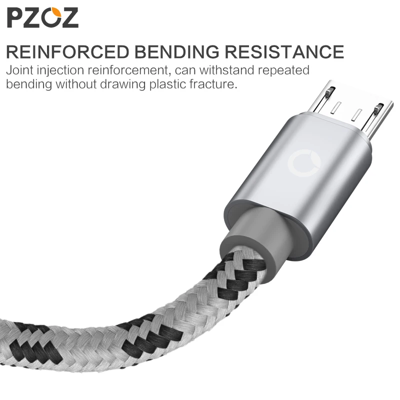 PZOZ Micro USB кабель Быстрая зарядка телефон зарядное устройство адаптер кабель для передачи данных для samsung Xiaomi huawei MEIZU SONY Android зарядка Microusb