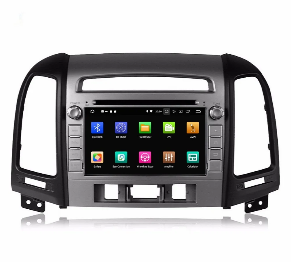 Top Android 8.0 Car Stereo DVD GPS Multimedia Navigation for Hyundai SANTA FE 2006-2012 4GB RAM Radio Bluetooth WIFI USB Mirror-link 1 Top Android 8.0 Car Stereo DVD GPS Multimedia Navigation for Hyundai SANTA FE 2006-2012 4GB RAM Radio Bluetooth WIFI USB Mirror-link 1