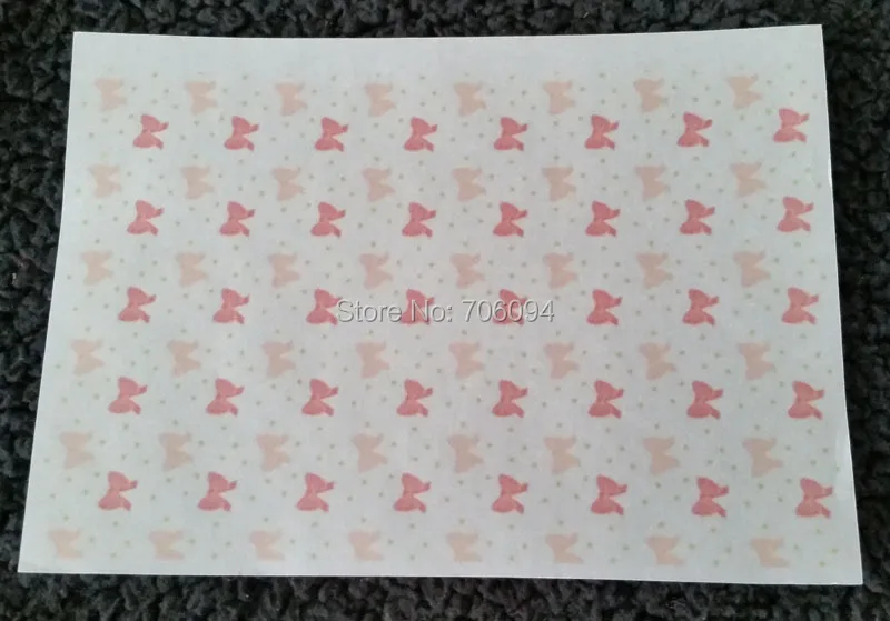

15x21cm(5.91''x8.27'') Printed bowknot Wax Pad Gift Wax Paper Handmade Soap wrapping Paper 200pcs/lot wholesales