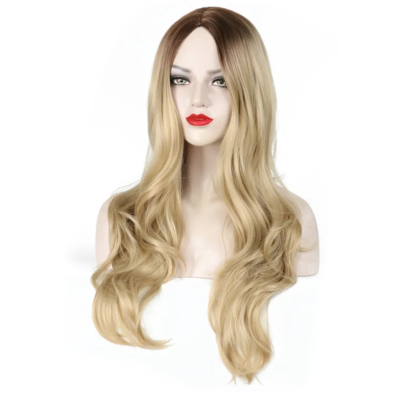 ValenWigs длинные волнистые синтетические парики 28 дюймов термостойкие волосы для черных женщин афроамериканские бесклеевые волосы с бесплатной крышкой
