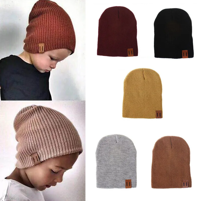 VIN beauty/Модная удобная теплая вязаная шапка, вязаная шапка для родителей и детей, шерстяная шапка унисекс
