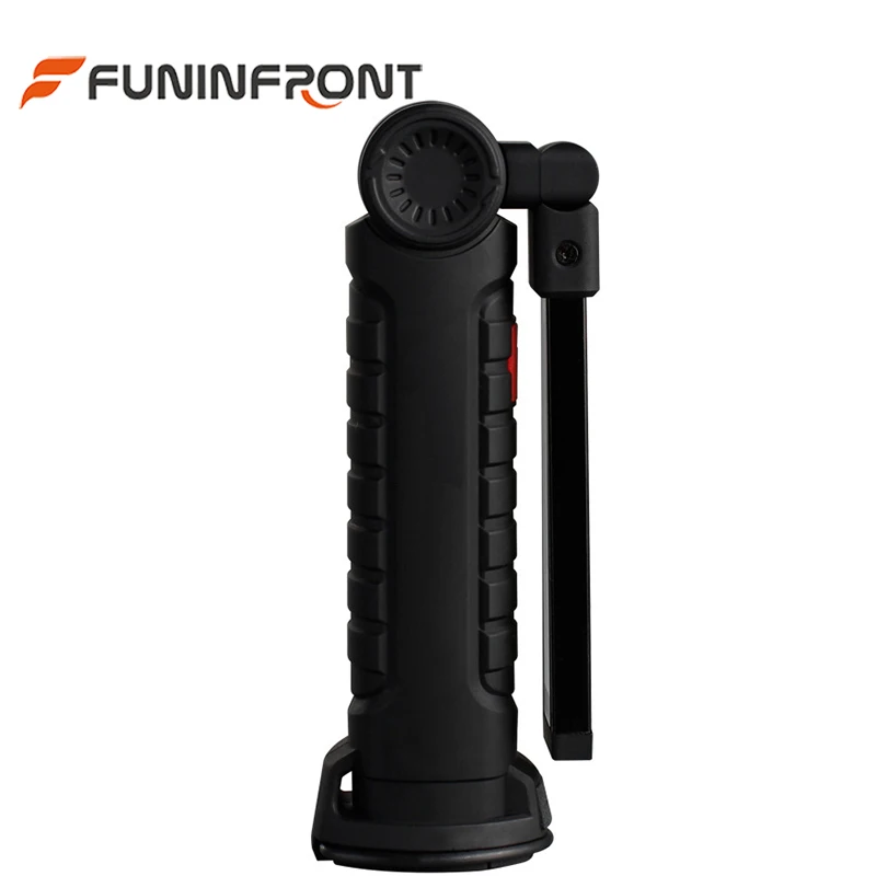 

20 Watts USB Rechargeable COB LED Flashlight for Auto Maintenance Work, 360 Degree Flexible Magnet Handy LED Torch for Emergency