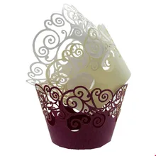 100 Pcs Свадебные украшения Бумага торт форма для порционного кекса выпечки кексов коробка чашки чехол поднос для вечеринок торт формочка, Инструменты для декорирования 8ZSH163