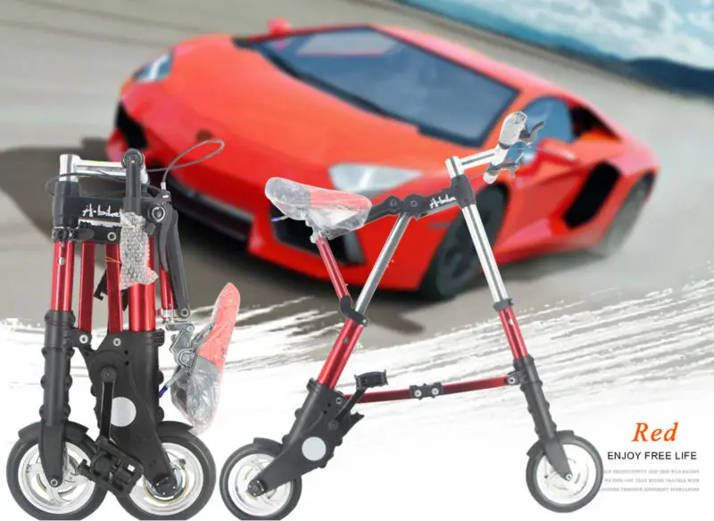 Clearance ALTRUISM A-BIKE Mini Folding bicycle 8inch Aluminium alloy New City BikeRoad Bikes Outdoor Sports Bicycles 5
