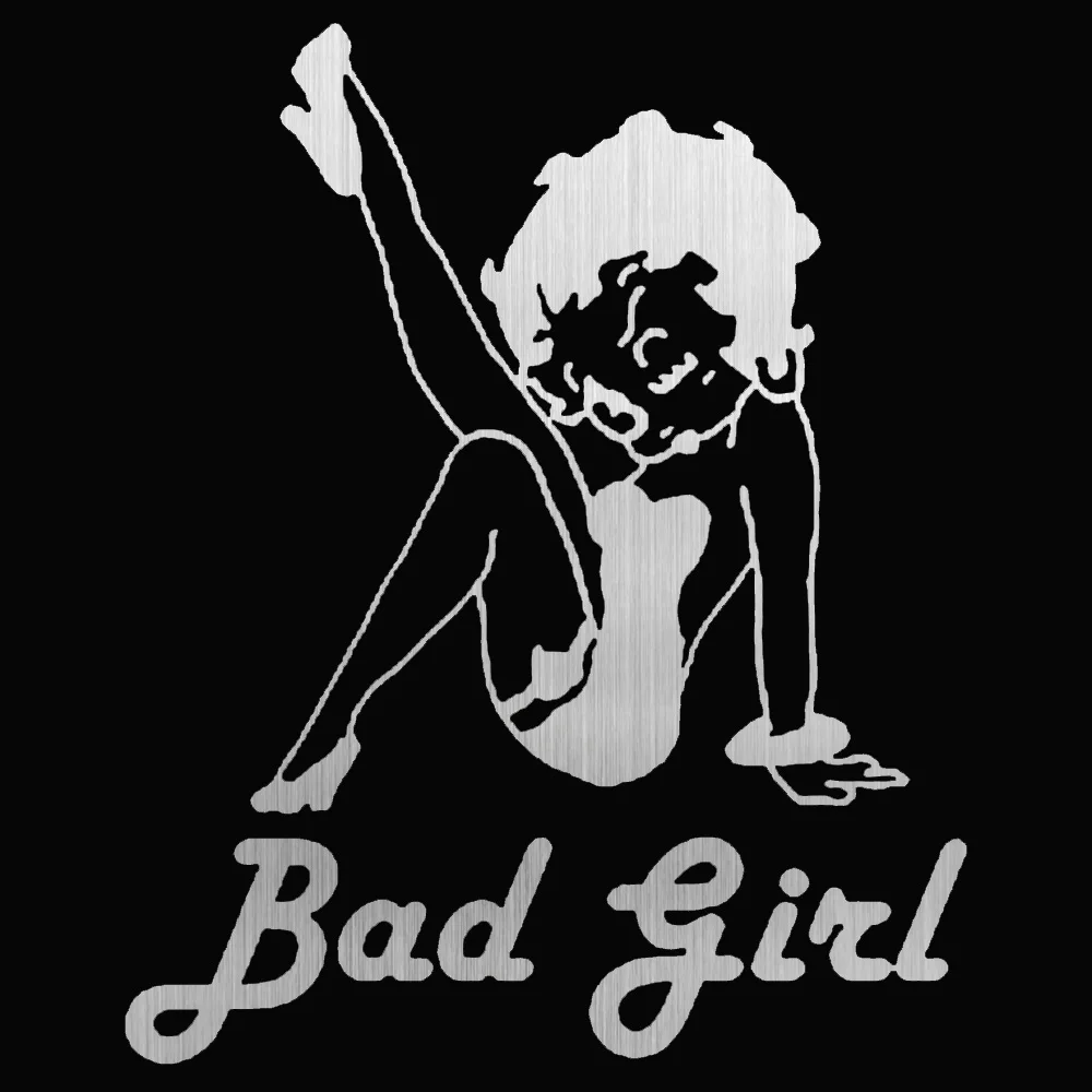 12 5*15 5 см Bad Girl автомобильные наклейки и Стайлинг украшения двери окна тела