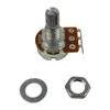 Floror – Mini potentiomètres de guitare électrique A250K/A500k, 10 pièces, Pots de contrôle de Volume de tonalité de guitare électrique, accessoires de guitare à manche court ► Photo 2/6