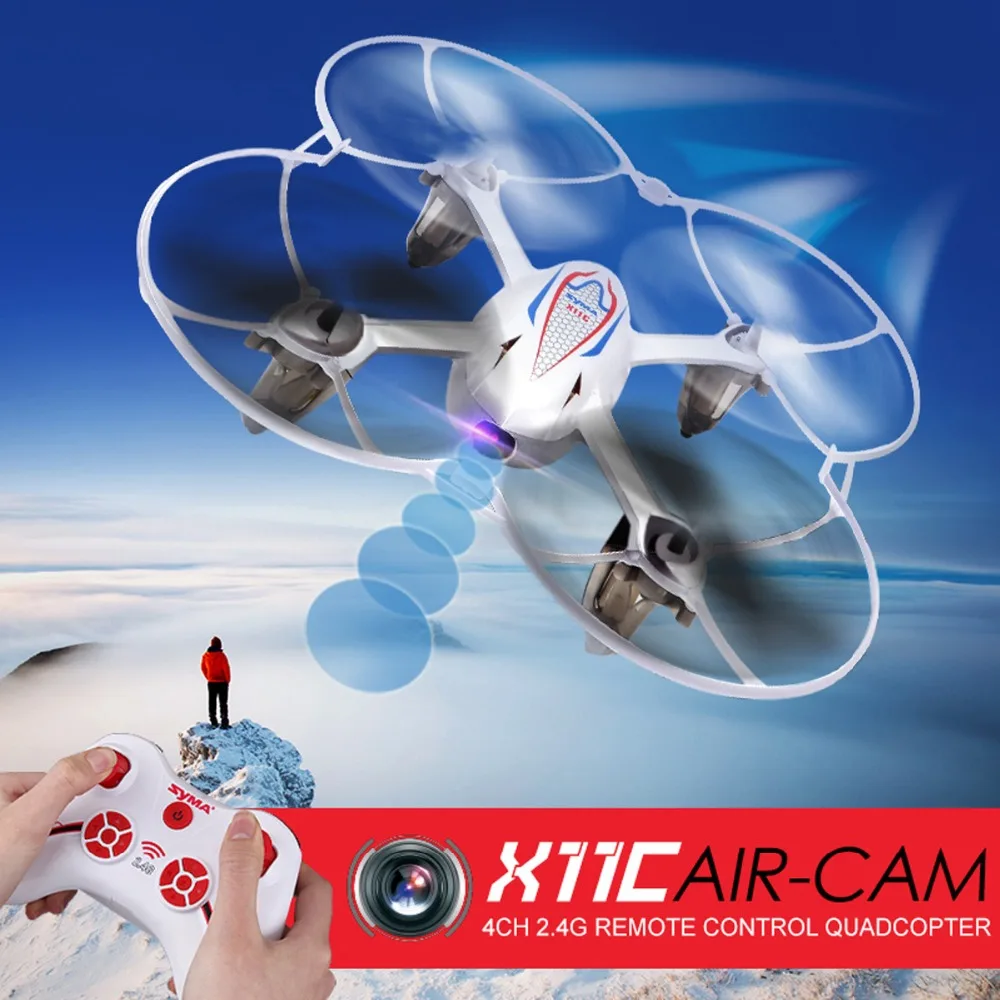 SYMA X11C 4CH 2 4G Mini RC Quadcopter With 2 0MP Camera HD Micro Remote Control